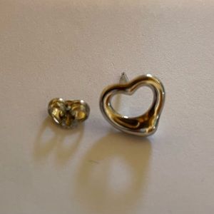 Tiffany Elsa Peretti Open Heart Single Earring